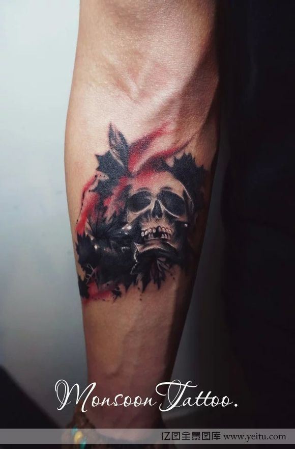 MonsoonTattoo工作室手臂纹身作品（二）